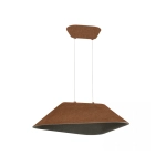 23172 PENDANT LED LIGHT 8W SMD 3000K ACOUSTIC BROWN - GREY Zambelis Lights